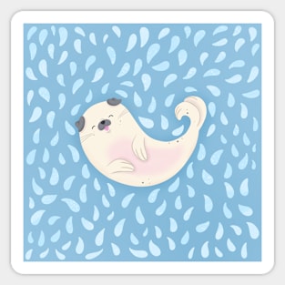 Seal Pug Sticker